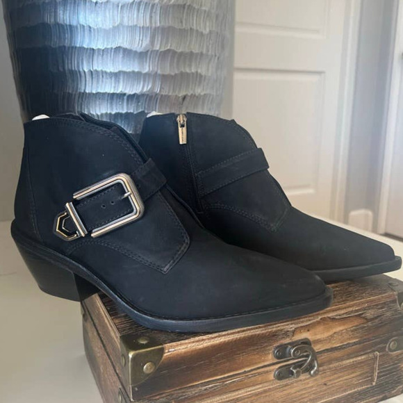 Vince Camuto Ashena Booties in Black - Picture 1 of 12